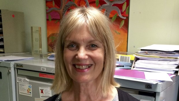 Deirdre Byrne loves her job at the Victorian Aids Council's Positive Living Centre, supporting those living with HIV.
