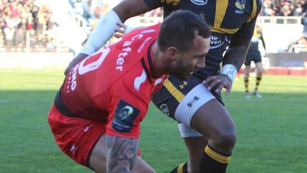 Better player: Quade Cooper says he learned a lot at Toulon. 