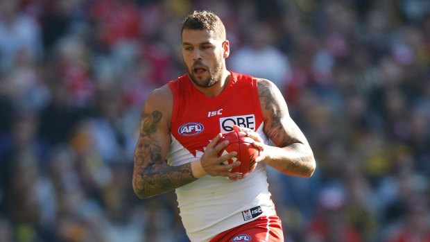 Essendon hungry: Lance Franklin 'grows another leg' when playing the bombers.
