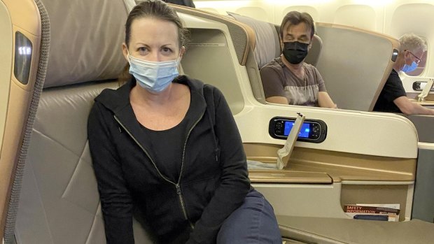 Gaynor Reid and her family spent $22,000 on flights to Australia.