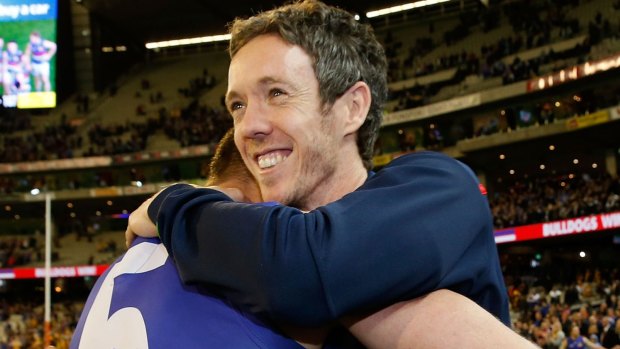 Robert Murphy couldn't play in the grand final, but was a huge presence for the Bulldogs.