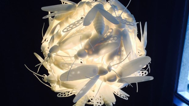 Lamps on show at Beyond 3D Printing: The Evolving Digital Landscape