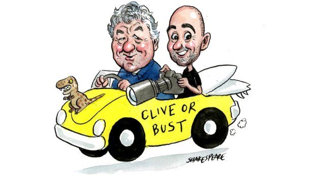 Damien Murphy and James Brickwood are on an election road trip. Illustration: John Shakespeare.