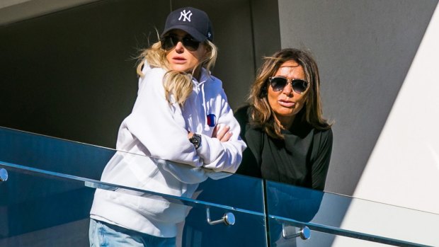 Roxy Jacenko and her mother Doreen at her North Bondi home on Saturday.
