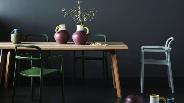 Ypperlig table, $299; chair, $80; vase, $35. 