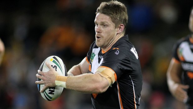 Growing pains: Chris Lawrence said the young Wests Tigers needed to learn from their mistakes. 