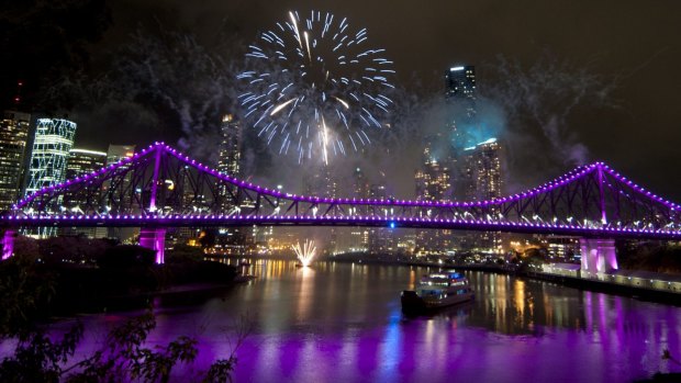 Riverfire is a spectacular feature of Spring in Brisbane.