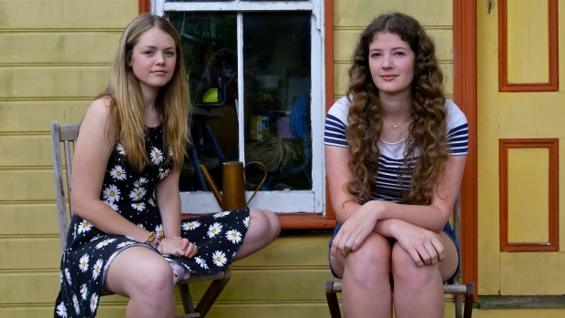 Uncertain future: Sophie Hawkshaw, 19, right, and Hannah Meegan, 17.