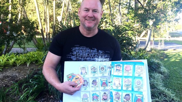 Brisbane man Ian Horchner has collected more than 6000 Sunny Queen egg stickers
