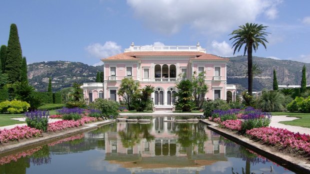 Garden goals: Villa Ephrussi de Rothschild is on the itinerary of  Sue McDougall's European cruise.