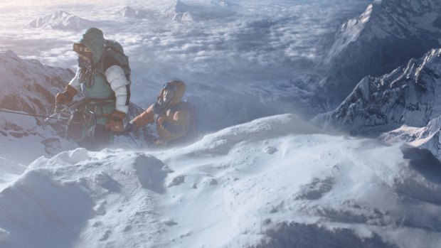 A scene from the film <i>Everest</i>.