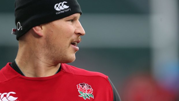 Sort it out: England's NZ-born hooker Dylan Hartley is set for a message to clean up his discipline from coach Stuart Lancaster.