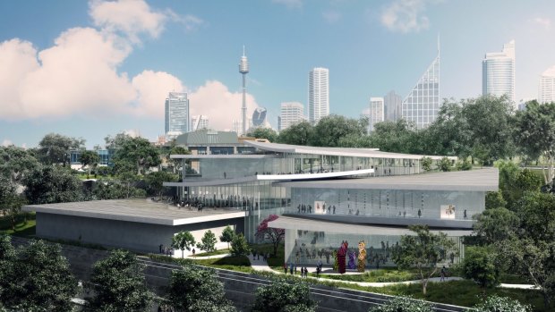 An artist's impression of the Sydney Modern project.