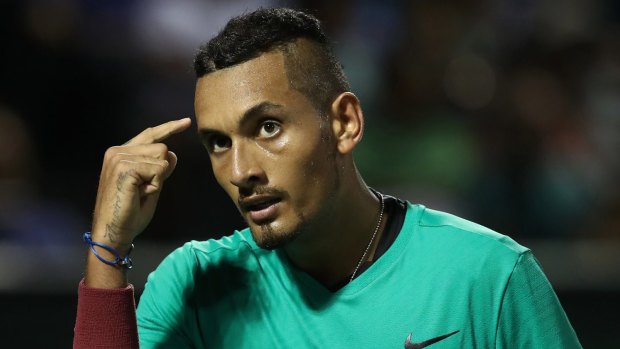 Nick Kyrgios: "Mentally I'm competing for every point." 