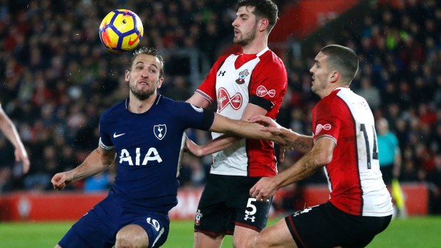 No way through: Southampton did enough to hold Spurs to a draw.