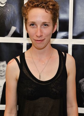 iO Tillet Wright at an exhibition in New York City. 