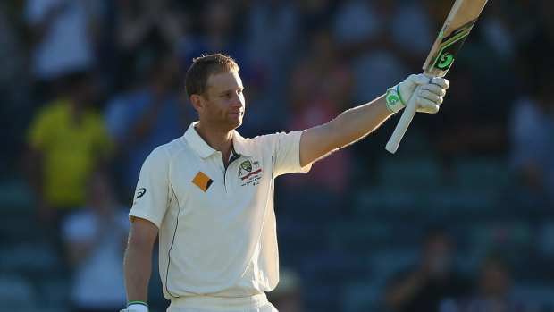 In control: Adam Voges says the Australians have "options" when it comes to their strategy for the final day of the Test.