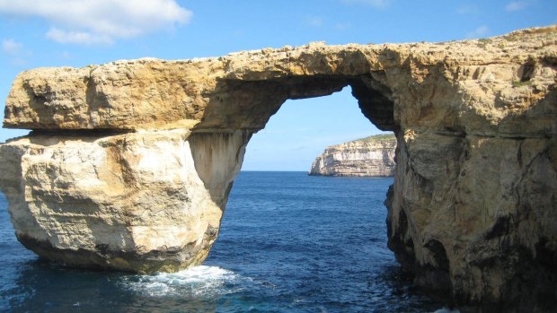 Malta's Azure Window in 2014.