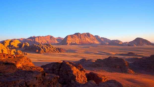 The stark, unforgettable landscape of Wadi Rum, Jordan.