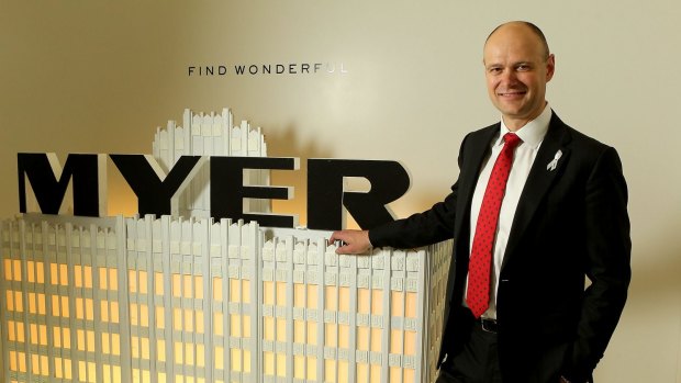 Myer chief executive Richard Umbers has been frank with the market.