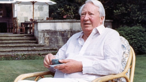 Former British prime minister Sir Edward Heath.