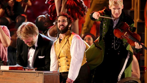 Josh Groban and the cast of Natasha, Pierre and the Great Comet of 1812.