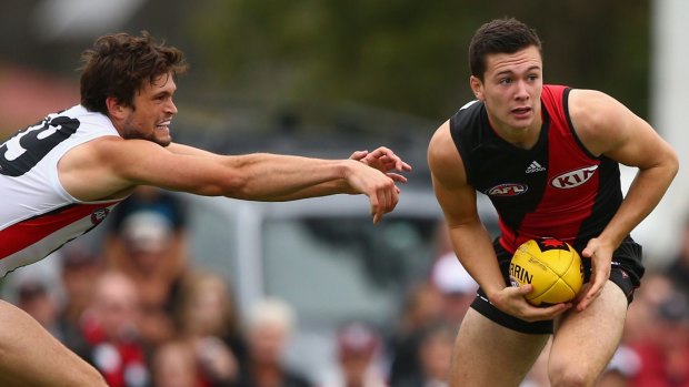 On debut: Conor McKenna of the Bombers will relish playing at the MCG on Saturday.