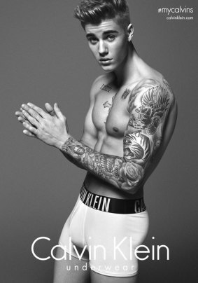 Justin Bieber the new face of Calvin Klein. 