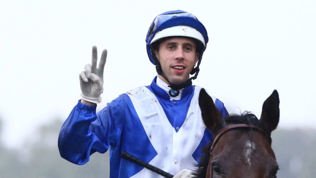 Shooting for second: Jockey Brenton Avdulla is hoping for a strong end to the jockeys' premiership race.