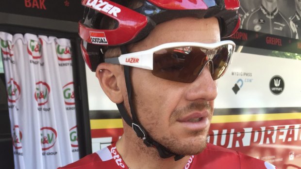 'They are working out time limits and arguing about time limits' ... Australian rider Adam Hansen describes the nervous meeting before stage 19 with his Lotto-Soudal teammates.