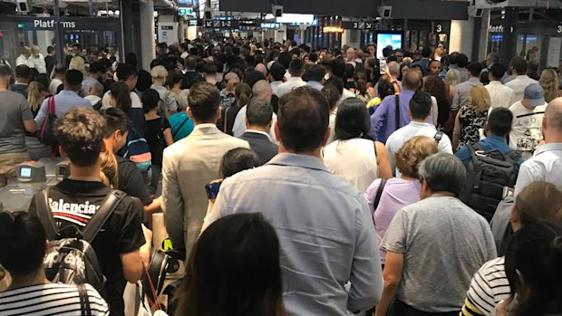 Sydney's Town Hall station. 