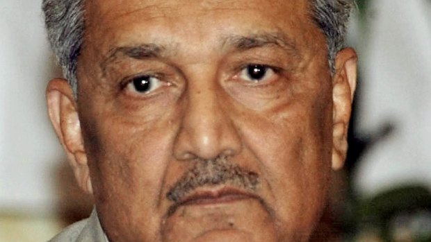 The founder of Pakistan's nuclear program, Abdul Qadeer Khan.