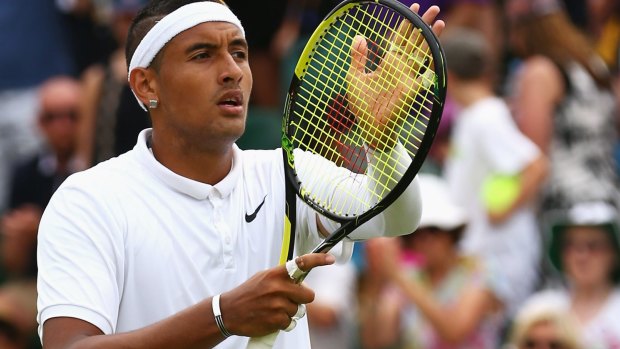 Respectful: Nick Kyrgios.