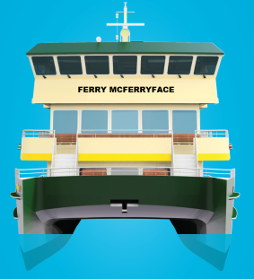 Ferry McFerryface will be renamed.