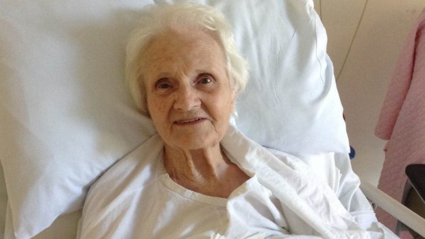 Una McMaster, 95, had a series of falls that increased in severity and frequency as she aged. 