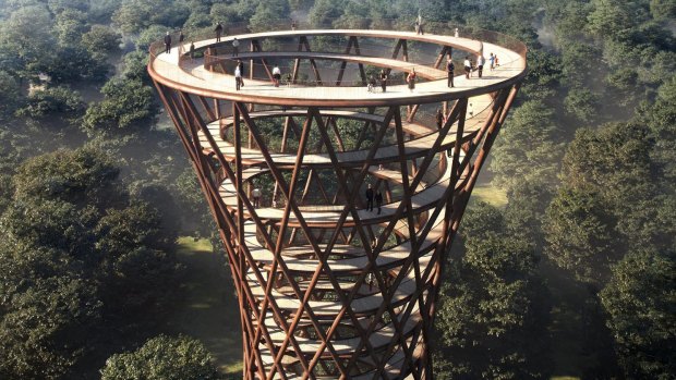 Treetop Experience in Denmark will offer towering views across Gisselfeld Klosters Skove, a preserved forest an hour south of Copenhagen. 