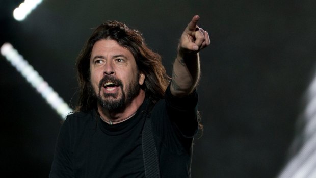 Dave Grohl of the Foo Fighters. The band will perform at Docklands just two days before the first of the BBL semi-finals.