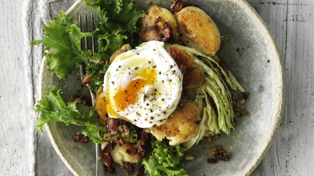 French bistro favourite salad Lyonnaise gets an update.