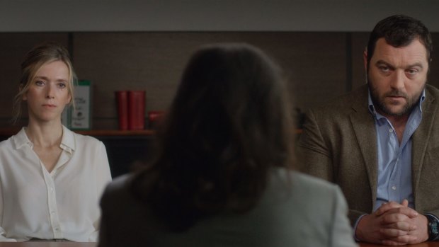 Lea Drucker and Denis Menochet in Xavier LeGrand's <i>Custody</i>.