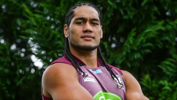 New deal: Martin Taupau "thoroughly enjoyed" his first season at Manly.