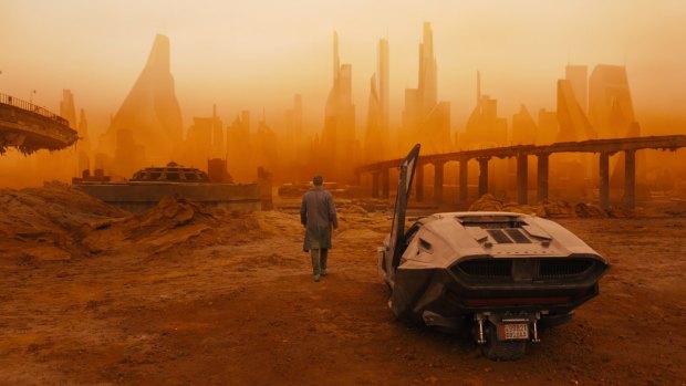 A dystopian vision in brown defines Blade Runner 2049. 