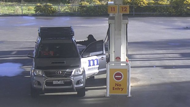 Victoria Police believe these men in a silver Toyota Hilux ute could help with investigations into a daylight carjacking. 