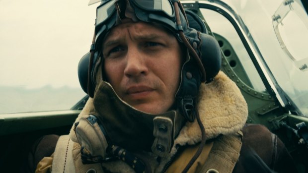 Tom Hardy as Farrier in the film Dunkirk, which you won't need to see once you've viewed the trailer.