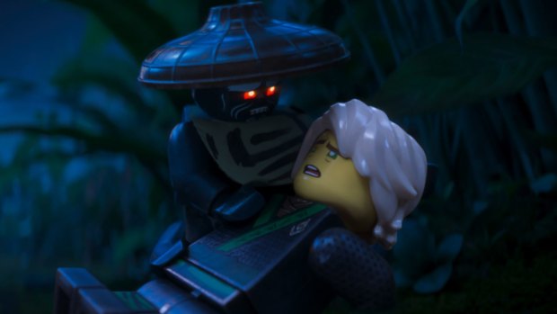 Garmadon with his son Lloyd (Dave Franco).