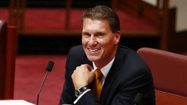 Senator Cory Bernardi, surrounded by his friends and well-wishers