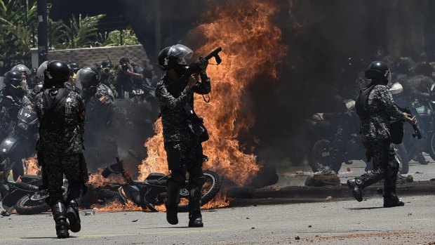 At least 10 people died in protests against the controversial ballot in Caracas, Venezuela.