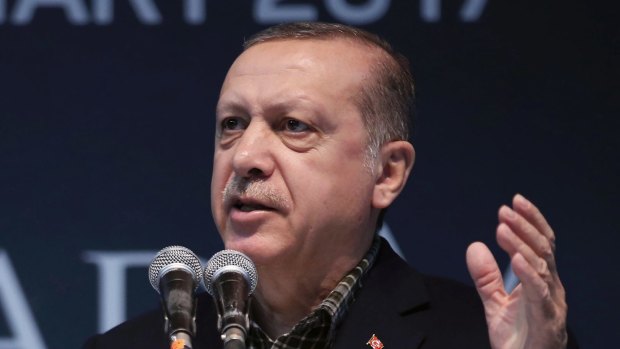 Erdogan has called on his country's citizens in Europe to step up their rates of procreation.