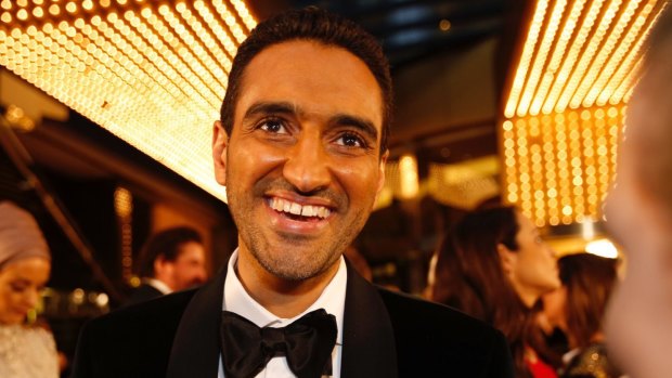 2016 Gold Logie winner Waleed Aly on the red carpet.
