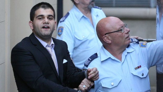 Ahmed Kaddour leaves the NSW Supreme Court on Wednesday.