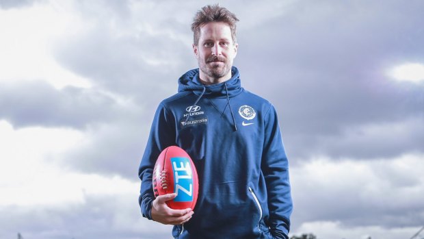 Kicking goals: Matthew Wright is confident the Blues' forward line will be firing in season 2018.